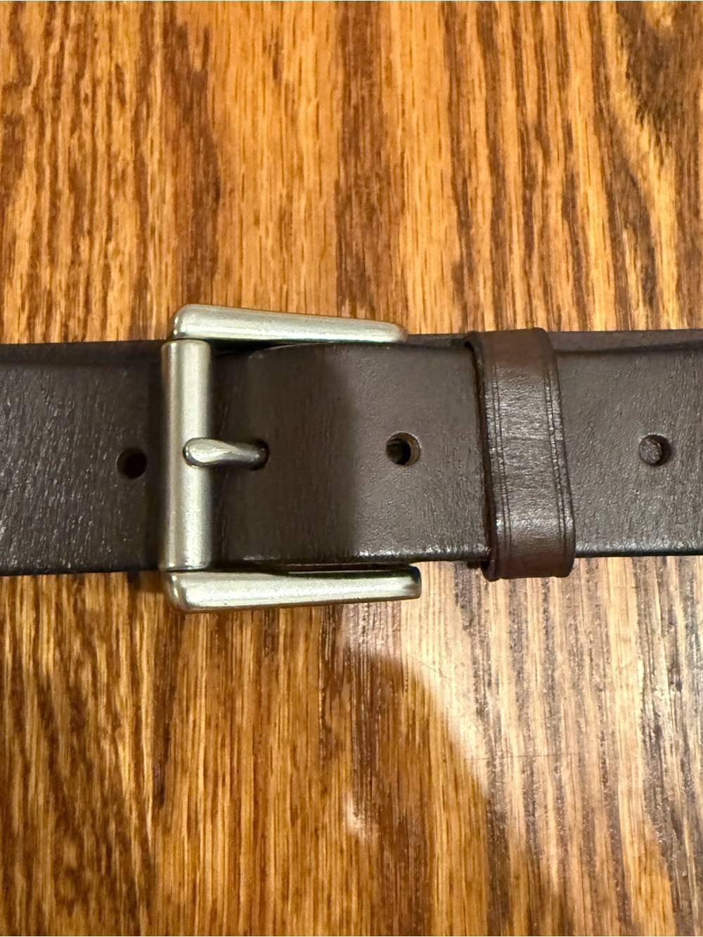 GAP Men's Dark Brown Leather Belt